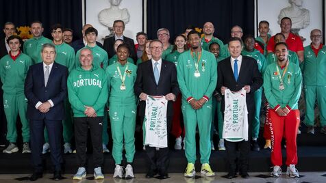 António José Seguro recebeu comitiva portuguesa em Belém