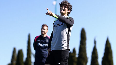 Sporting voltou a treinar esta quarta-feira em Alcochete