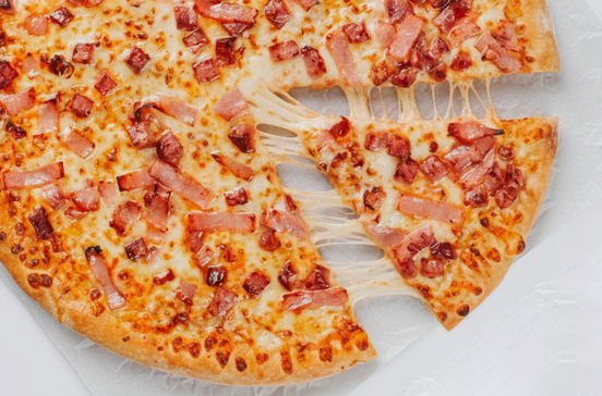 Pizza Domino's Bacon e Fiambre