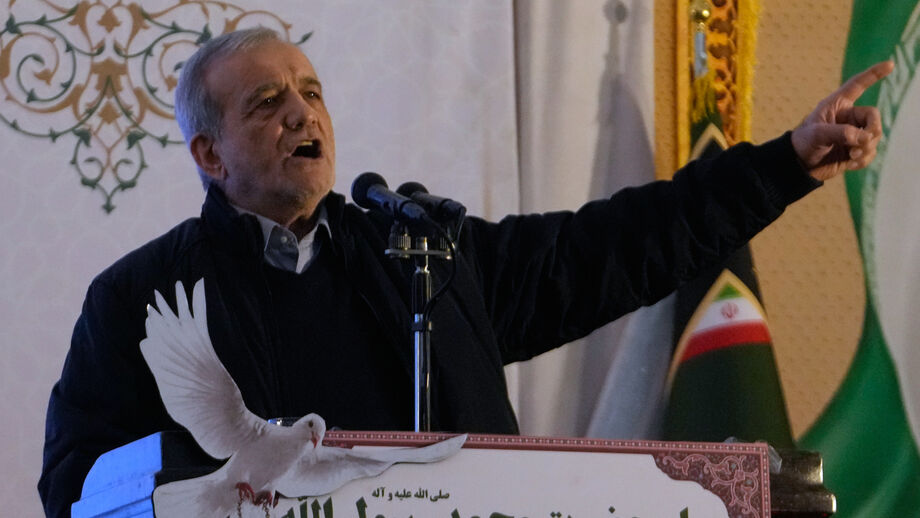 Masoud Pezeshkian, o presidente do Irão