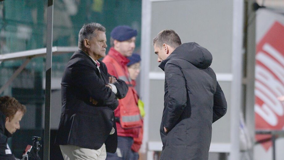 Rui Alves ao lado de Margarido 