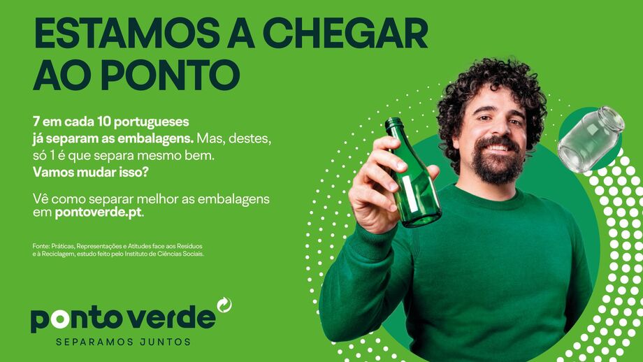Reciclagem: 7 em cada 10 portugueses já separam as embalagens