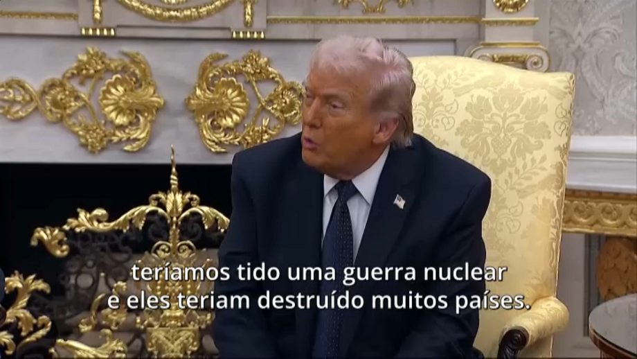 Declaração do presidente dos EUA na Casa Branca