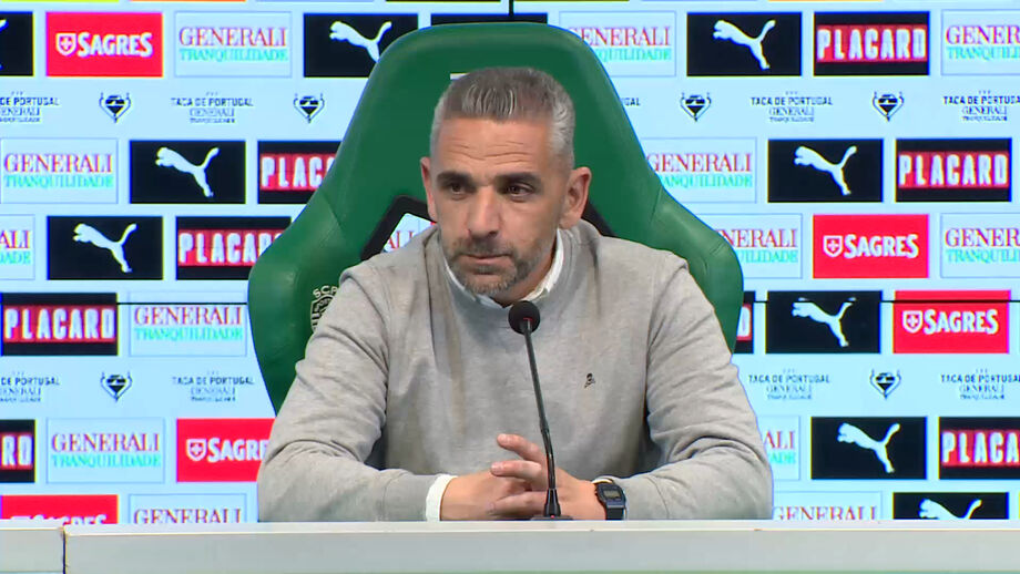 Treinador do Sporting responde às críticas de Francesco Farioli