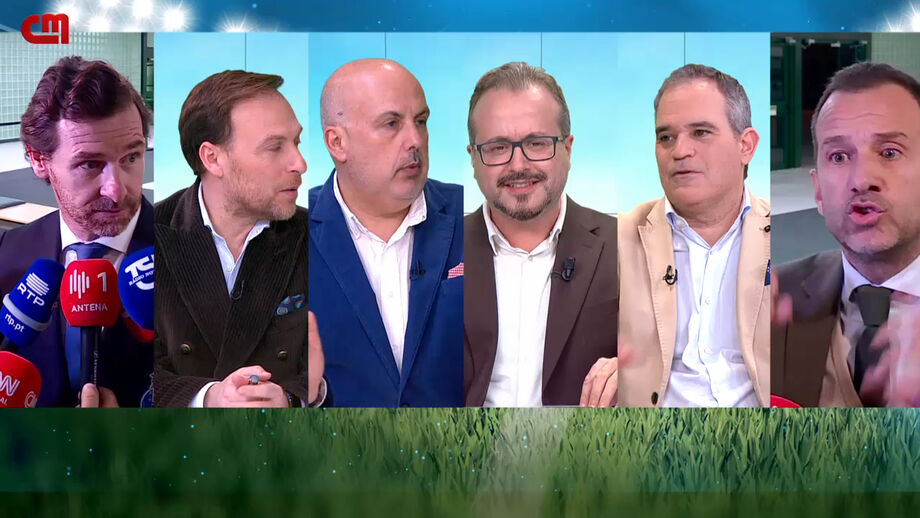 Vítor Pinto, Pedro Sousa e João Queiroz em análise no programa 'Mercado' da CMTV