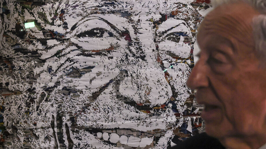 Retrato de Marcelo Rebelo de Sousa, por Vhils