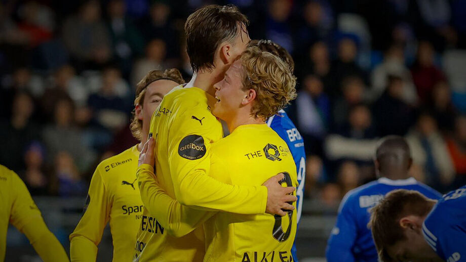 Jogadores do Bodo/Glimt a celebrar 