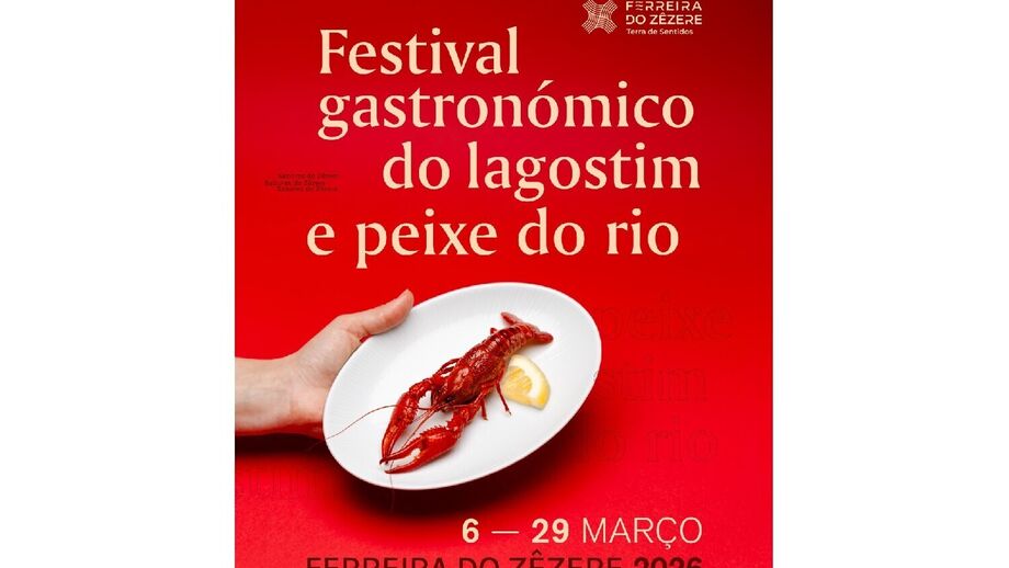 Ferreira do Zêzere promove festival gastronómico do lagostim e peixe do rio, de 6 a 29 de março