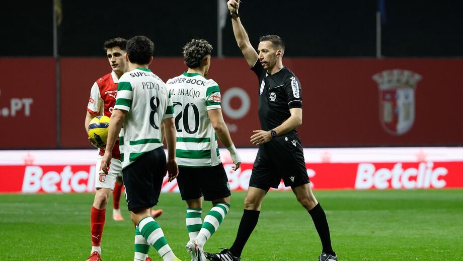 Maxi Araújo vê amarelo no Sp. Braga-Sporting