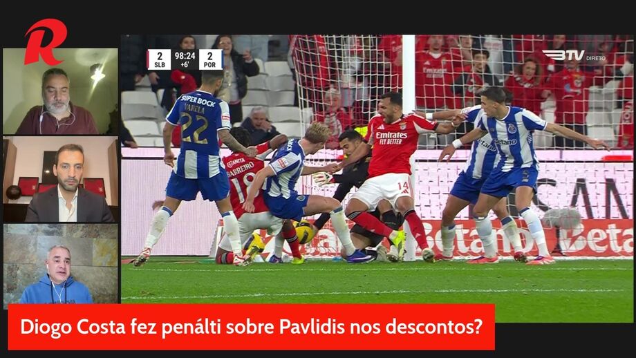 Marco Ferreira e Jorge Faustino fazem a vistoria aos lances do Sp. Braga-Sporting e do Benfica-FC Porto