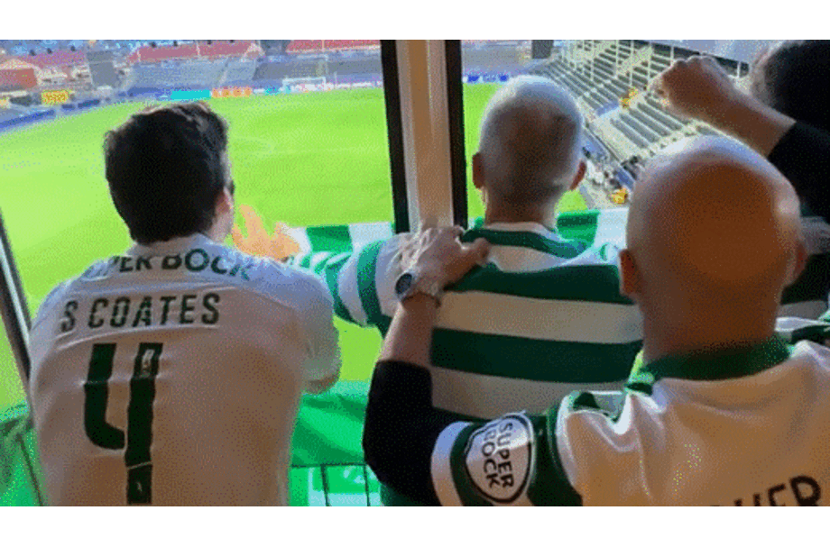 Bruno Quadros vive num apartamento com vista para o estádio