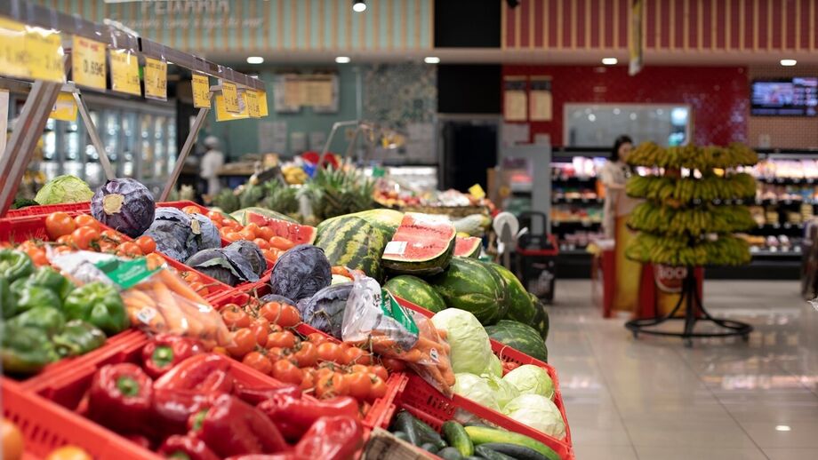 legumes, fruta, comida, supermercado