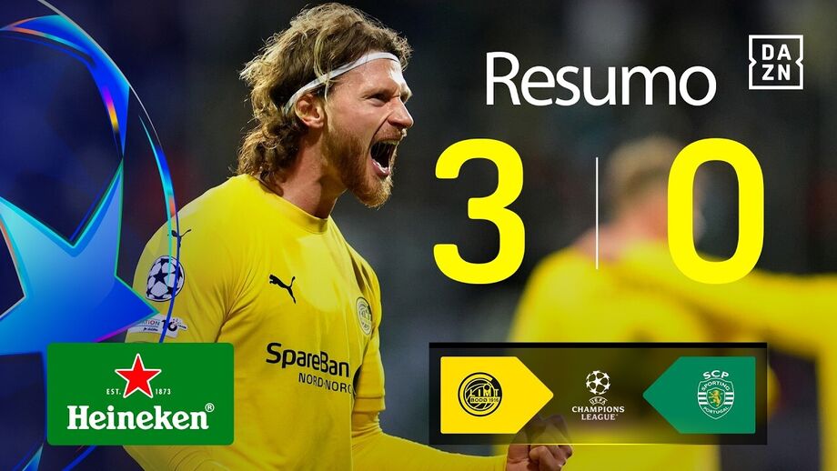 Leão perdeu por 3-0 na Noruega, em jogo da 1.ª mão dos 'oitavos' da Champions