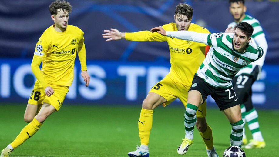 Sporting perdeu por 3-0 com o Bodo, na Noruega