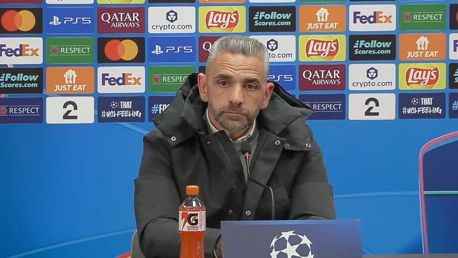 Treinador do Sporting após a derrota com o Bodo/Glimt