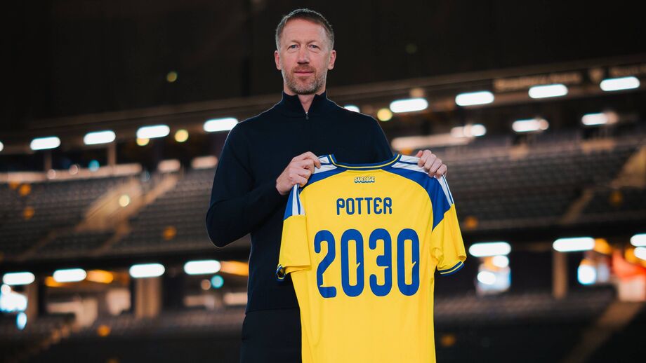 Graham Potter renova contrato com a seleção sueca até 2030