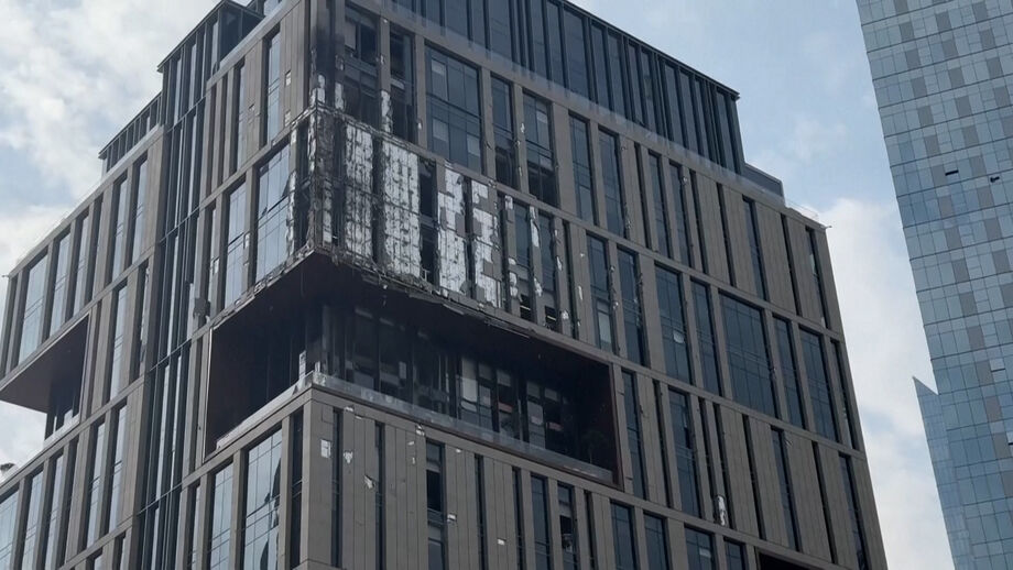 Instalações na zona industrial da cidade