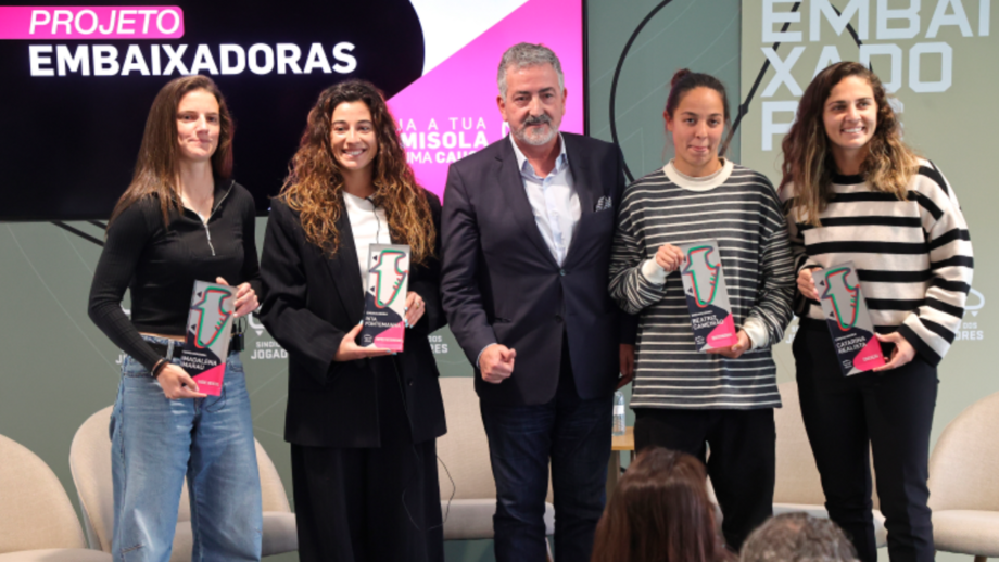 Madalena Marau, Rita Fontemanha, Joaquim Evangelista, Beatriz Cameirão e Catarina Realista apresentaram Projeto As Embaixadoras