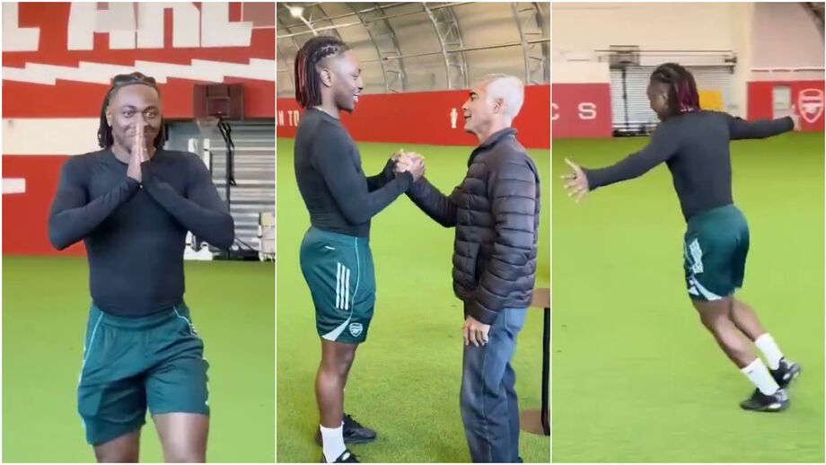 Jogador do Arsenal não escondeu admiração pelo antigo craque brasileiro