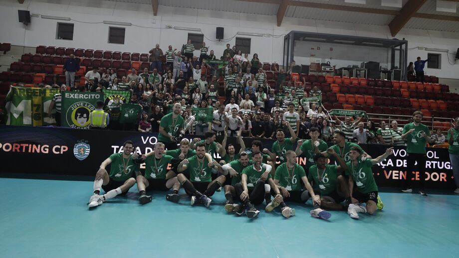 Sporting festejou conquista em Albufeira