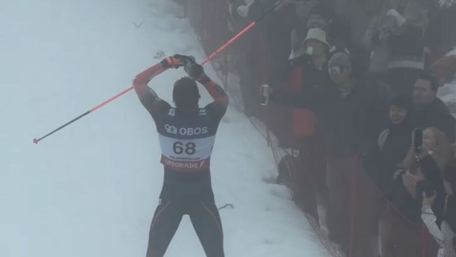 Gabriel Gledhill foi a estrela da etapa de Oslo da Taça do Mundo