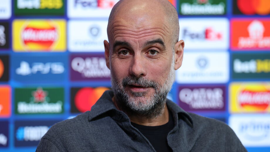 Pep Guardiola na conferência de antevisão ao jogo com o Real Madrid