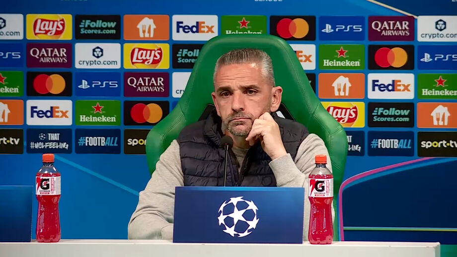 Treinador do Sporting na conferência de imprensa de antevisão do Bodo/Glimt