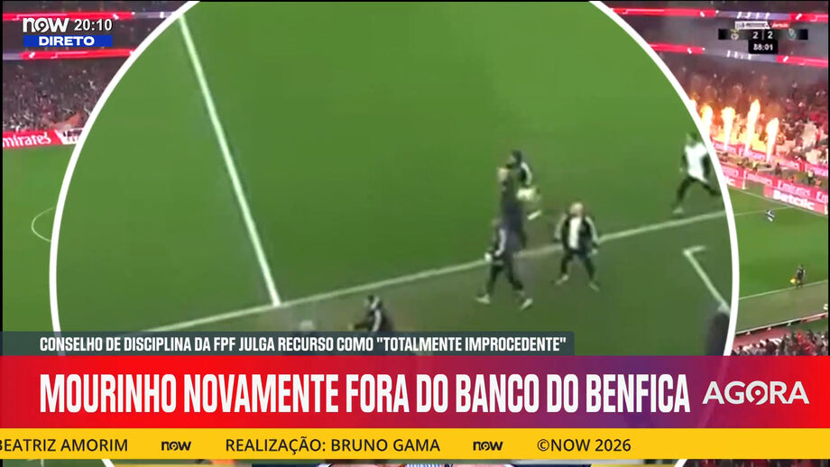 Castigo ao treinador do Benfica foi o tema de abertura do programa 'Record na Hora'