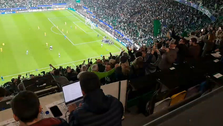 Grande explosão de alegria