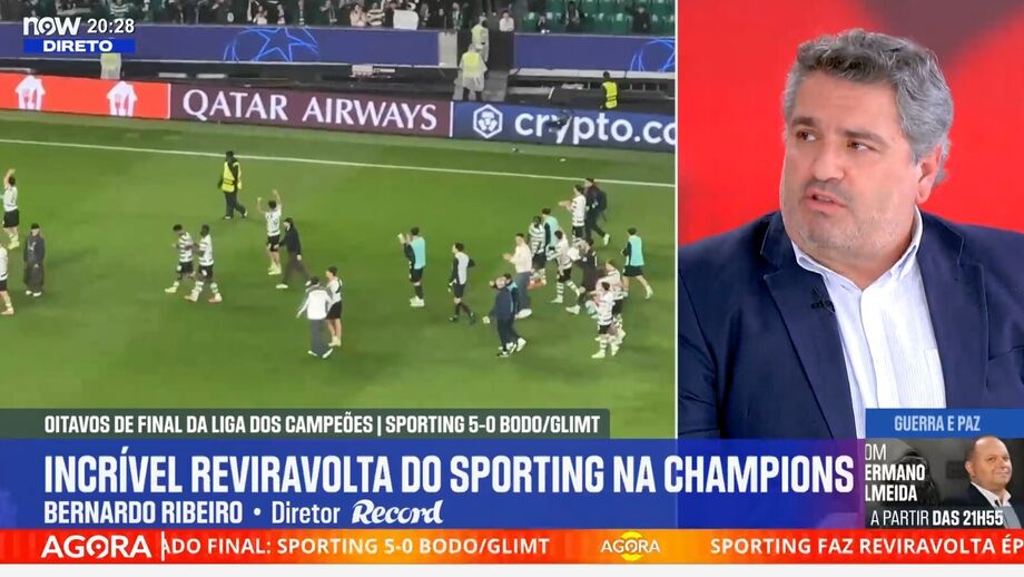 Diretor de Record analisa goleada sobre o Bodo/Glimt por 5-0 na Liga dos Campeões