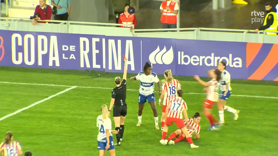 Jogadora do Atlético Madrid acusada de racismo em jogo da Taça da Rainha