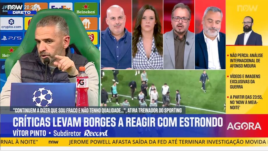 Subdiretor de Record analisa declarações do treinador do Sporting após goleada sobre o Bodo/Glimt