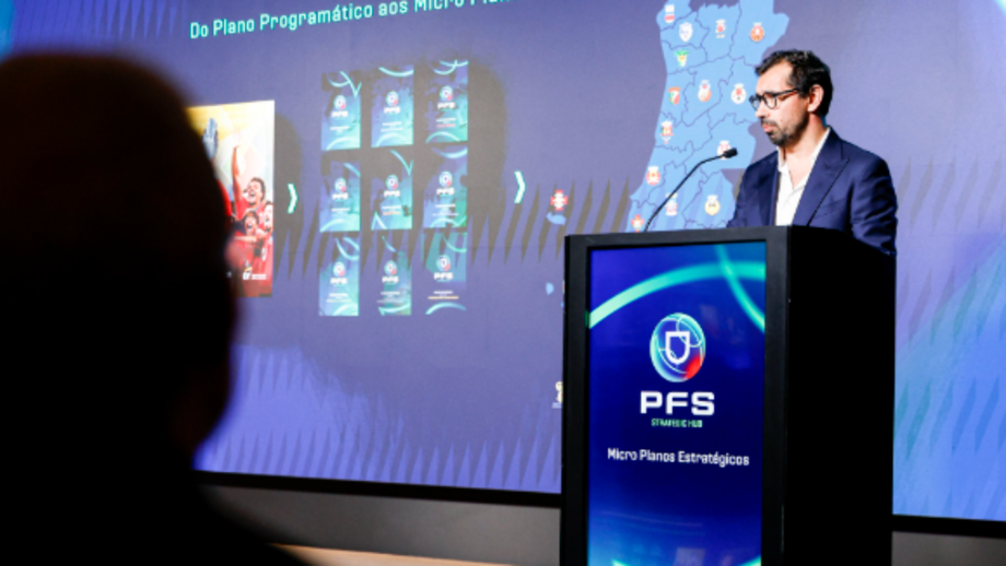 FPF apresenta microplanos do Plano Estratégico 2024-36 na Cidade do Futebol, em Oeiras