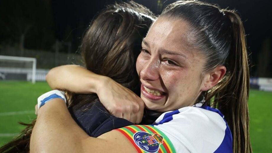 Ema Gonçalves festeja o apuramento para a final da Taça de Portugal