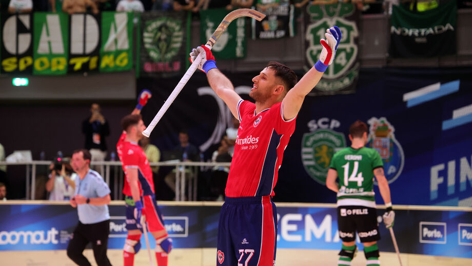 Lucas Martínez na final da Champions frente ao Sporting em 2024