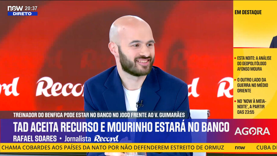 Rafael Soares, jornalista de Record, analisa recurso do Benfica para o TAD