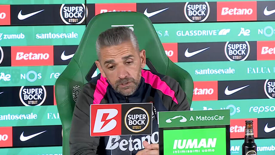 Treinador questionado sobre a chamada de vários jogadores do Sporting às seleções nacionais 
