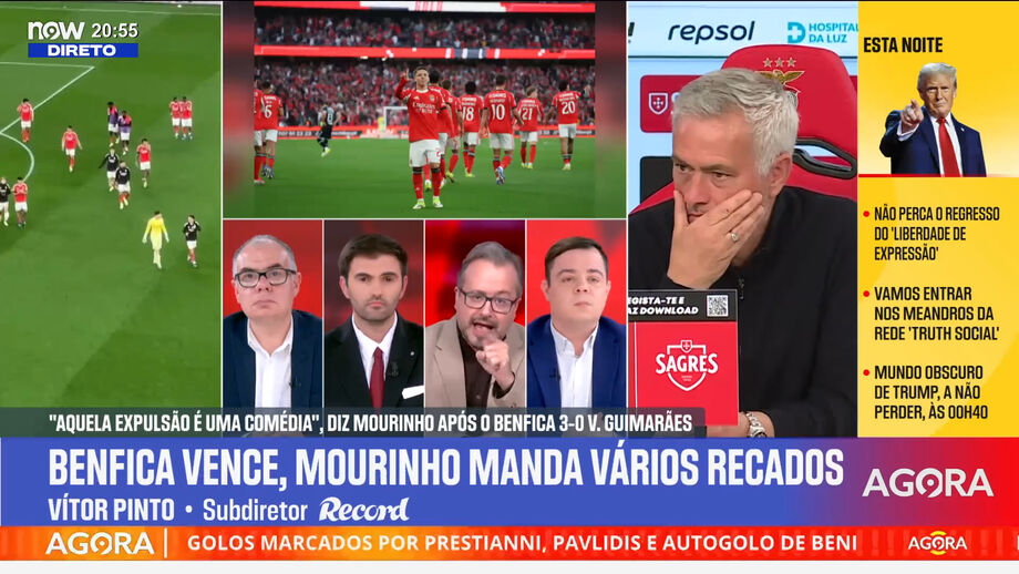 Subdiretor de Record analisa conferência de imprensa do treinador do Benfica