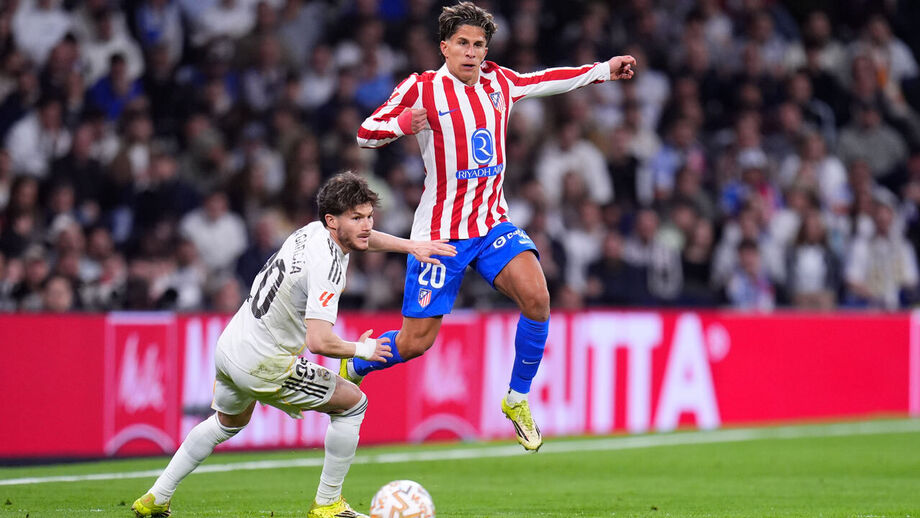 Fran García (Real Madrid) e Giuliano Simeone (Atlético Madrid)