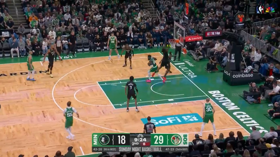 Poste português voltou a ser um dos mais utilizados frente aos Minnesota Timberwolves