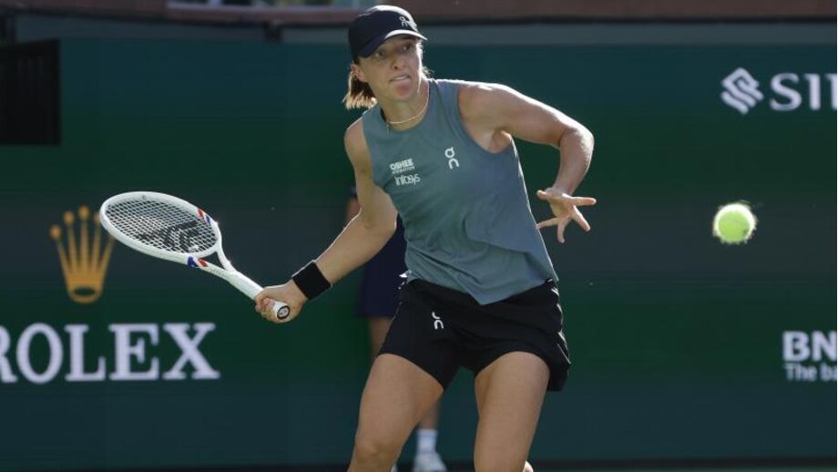 Iga Swiatek em ação