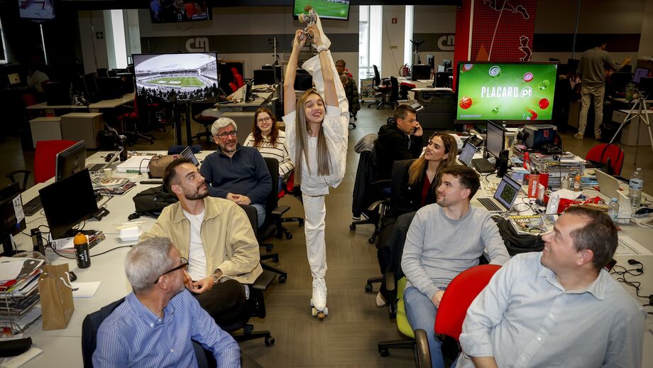 Madalena Costa na redação