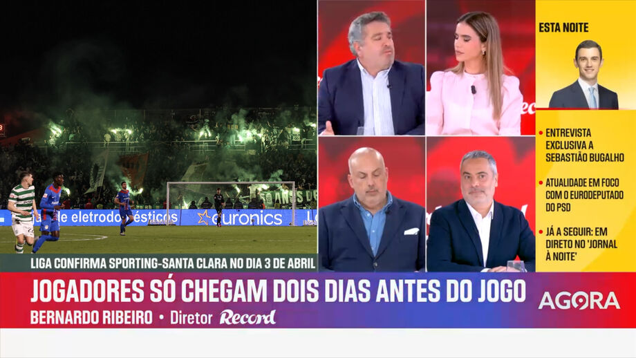 Diretor de Record e o facto de os leões jogarem na sexta-feira Santa, dia 3