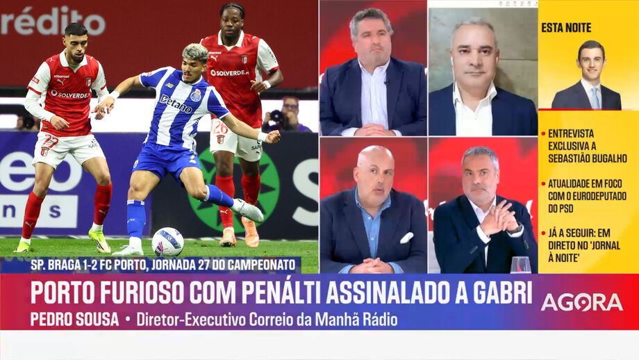Pedro Sousa comenta falta assinalada a Gabri Veiga sobre Niakaté