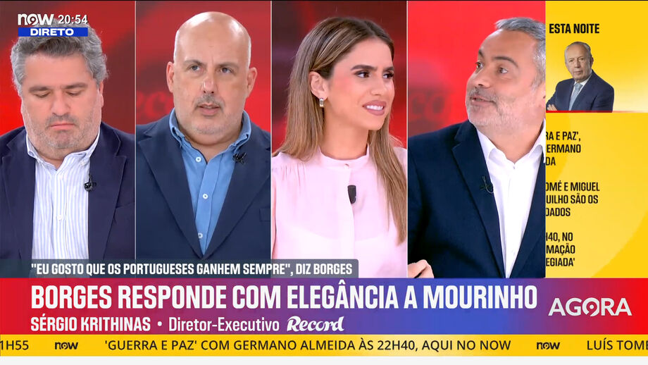 Diretor-executivo de Record e as declarações do treinador do Benfica