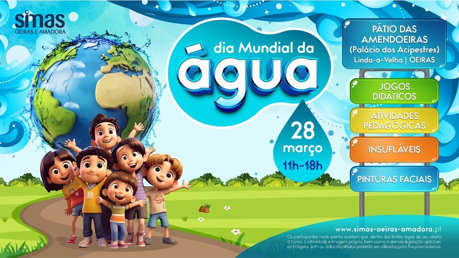 Dia Mundial da Água comemora-se com atividades lúdicas no Palácio dos Acipestres, em Oeiras