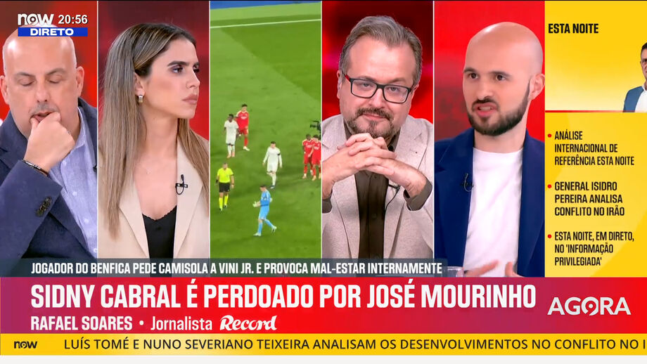 Declarações no programa 'Record na Hora', no Now 