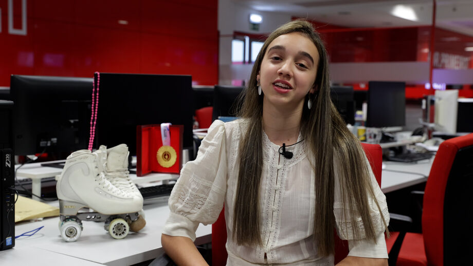 Entrevista à jovem que já tem lugar no desporto português