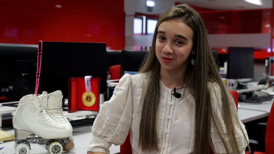 Entrevista à jovem que já tem lugar no desporto português