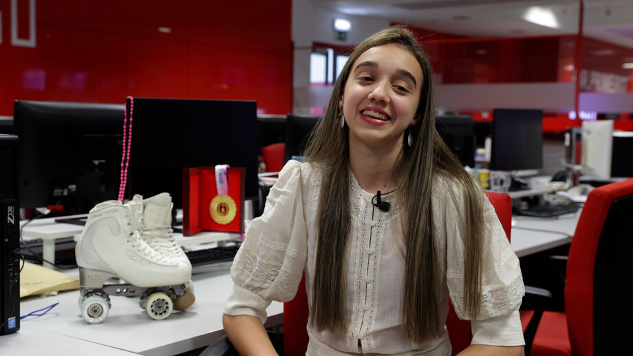 Entrevista à jovem que já tem lugar no desporto português